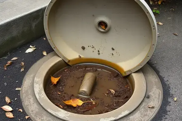 屋外桝施工前